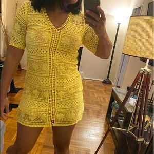 💛Lace Bright Yellow Dress💛
